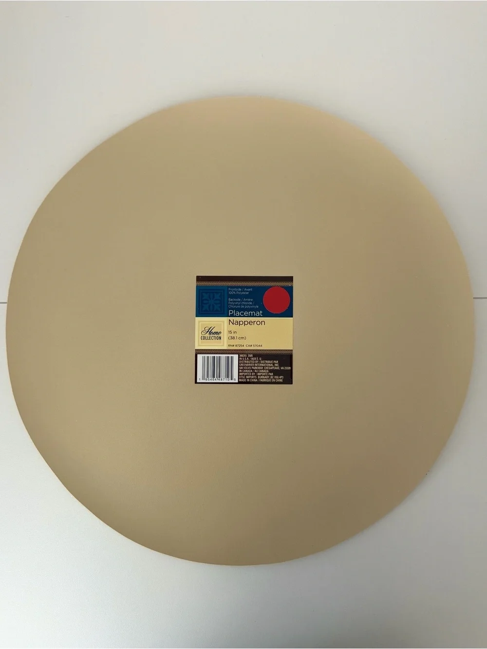 Home Collection Round Placemat 15